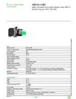 Datasheet for Schneider Electric XB5AK133B5, EAN: 3389118223295