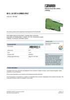 Datasheet for Phoenix Contact 2861988, EAN: 4017918974633