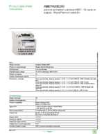 Datasheet for Schneider Electric ABE7H20E200, EAN: 3389110250954