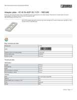 Datasheet for Phoenix Contact 1661448, EAN: 4017918155124