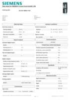 Datasheet for Siemens 6SL32430BB301FA0, EAN: 4042948665862 Datasheet for Siemens 6SL32430BB301FA0, EAN: 4042948665862