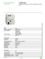 Datasheet for Schneider Electric LAD6K10M, EAN: 3389110842395 Datasheet for Schneider Electric LAD6K10M, EAN: 3389110842395