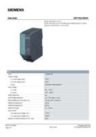 Datasheet for Siemens 6EP13222BA00, EAN: 4025515153450