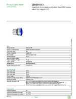 Datasheet for Schneider Electric ZB4BW363, EAN: 3389110889833