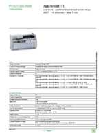 Datasheet for Schneider Electric ABE7R16M111, EAN: 3389110251067