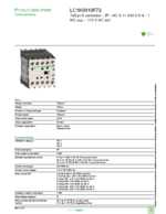 Datasheet for Schneider Electric LC1K0910F72, EAN: 3389110490268 Datasheet for Schneider Electric LC1K0910F72, EAN: 3389110490268