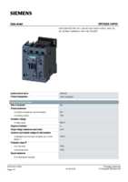 Datasheet for Siemens 3RT23251AP00, EAN: 4011209834613