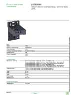 Datasheet for Schneider Electric LA7K0064, EAN: 3389110447880 Datasheet for Schneider Electric LA7K0064, EAN: 3389110447880