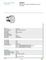 Datasheet for Schneider Electric ZB4BA8, EAN: 3389110887501