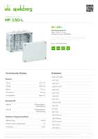 Datasheet for Spelsberg 32695001, EAN: 4013902940066 Datasheet for Spelsberg 32695001, EAN: 4013902940066