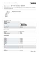 Datasheet for Phoenix Contact 1205639, EAN: 4017918137588