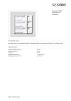 Datasheet for Siedle 200035736-00, EAN: 4015739357369