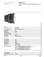 Datasheet for Schneider Electric ZB5AA334, EAN: 3389110134582