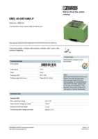 Datasheet for Phoenix Contact 2950132, EAN: 4017918083984