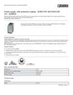 Datasheet for Phoenix Contact 2320924, EAN: 4046356605601