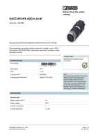 Datasheet for Phoenix Contact 1641688, EAN: 4017918925178 Datasheet for Phoenix Contact 1641688, EAN: 4017918925178