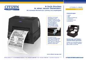Datasheet for CITIZEN 2000451 Datasheet for CITIZEN 2000451