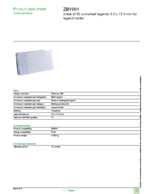 Datasheet for Schneider Electric ZBY001, EAN: 3389110090574