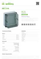 Datasheet for Spelsberg 74790201, EAN: 4013902885107