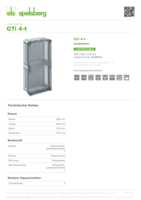 Datasheet for Spelsberg 01000401, EAN: 4013902050284