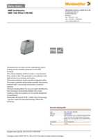 Datasheet for Weidmüller 1663930000, EAN: 4008190420628