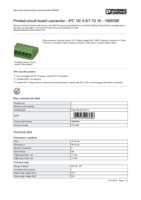 Datasheet for Phoenix Contact 1969399, EAN: 4017918943646