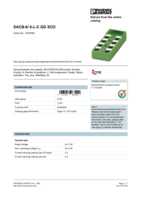 Datasheet for Phoenix Contact 1516768, EAN: 4017918967499