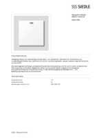 Datasheet for Siedle 200017499-00, EAN: 4015739174997