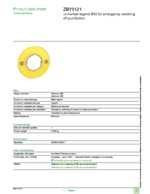 Datasheet for Schneider Electric ZBY9121, EAN: 3606480561245