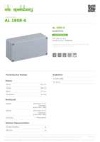 Datasheet for Spelsberg 15000701, EAN: 4013902343348
