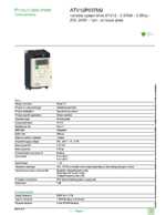 Datasheet for Schneider Electric ATV12P037M2, EAN: 3606480071119