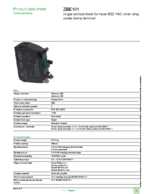 Datasheet for Schneider Electric ZBE101, EAN: 3389110089479