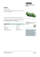 Datasheet for Phoenix Contact 2970031, EAN: 4017918087562