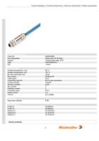 Datasheet for Weidmüller 9455640000, EAN: 4008190053611