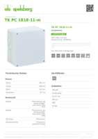 Datasheet for Spelsberg 12790701, EAN: 4013902861767