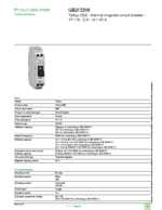 Datasheet for Schneider Electric GB2CD08, EAN: 3389110214741 Datasheet for Schneider Electric GB2CD08, EAN: 3389110214741