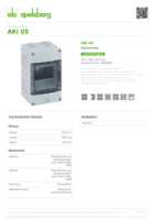 Datasheet for Spelsberg 73640501, EAN: 4013902890712 Datasheet for Spelsberg 73640501, EAN: 4013902890712