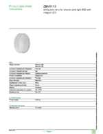 Datasheet for Schneider Electric ZBV0113, EAN: 3389110099874