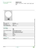 Datasheet for Schneider Electric ZB2BY4903, EAN: 3389110645552