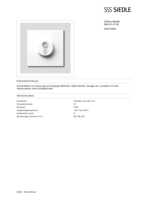 Datasheet for Siedle 200019404-01, EAN: 4015739194049