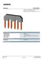 Datasheet for Siemens 3RT19164BA31, EAN: 4011209279032 Datasheet for Siemens 3RT19164BA31, EAN: 4011209279032