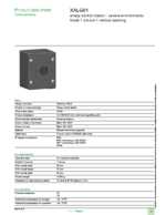 Datasheet for Schneider Electric XALG01, EAN: 3389119019323
