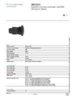 Datasheet for Schneider Electric ZB5AS52, EAN: 3389110906844