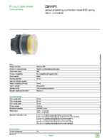 Datasheet for Schneider Electric ZB5AP5, EAN: 3389110906691
