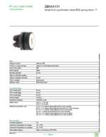 Datasheet for Schneider Electric ZB5AA131, EAN: 3389110904376
