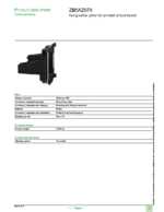 Datasheet for Schneider Electric ZB5AZ079, EAN: 3389110102222