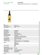 Datasheet for Schneider Electric XACA291, EAN: 3389110367201