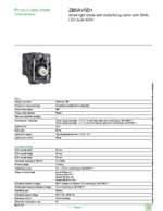 Datasheet for Schneider Electric ZB5AV5D1, EAN: 3389110908237