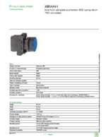 Datasheet for Schneider Electric XB5AA61, EAN: 3389110134407