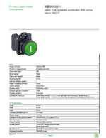 Datasheet for Schneider Electric XB5AA3311, EAN: 3389110903416